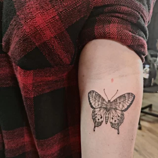 Littlle butterfly Tatto  - Black Hat Tattoo Dublin - The Black Hat Tattoo