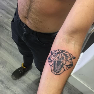 Tiger Tattoo - Tattoo Dublin - small and fine lines on arm - The Black Hat Tattoo