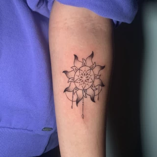 Mandala - Tattoo Fine Line and Line Work - Black Hat Tattoo Dublin - The Black Hat Tattoo