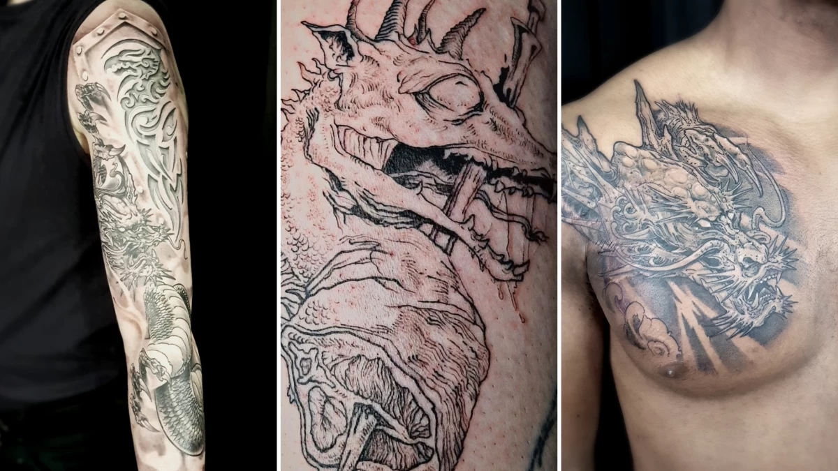 Dragon Tattoo - Black Hat Tattoo Dublin 3